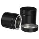 thumbnail image 1 of Uxcell 2Pcs Tarros de Té Redondos, 4" x 4" Contenedores de Té Metálicos Herméticos para Té Suelto, Granos de Café, Especias - Almacenamiento de Té Duradero, Compacto y Elegante (Negro), 1 of 7