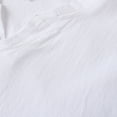 thumbnail image 4 of pstuiky camisa de manga larga para hombre, Blusas y camisas de manga larga con cuello en V y colores lisos para hombre Tops casuales para hombres l, 4 of 7