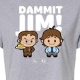 thumbnail image 3 of The Office - Dammit Jim - Juniors Cropped Cotton Blend T-Shirt, 3 of 5