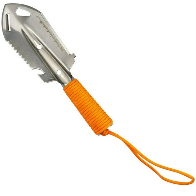 Pelle Portable Multifonctionnelle Mini Légère pour Randonnée Camping Pelle à Truelle pour Jardin (D)