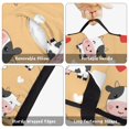 thumbnail image 6 of Cow and Heart Yellow Pattern Toddler Nap Mat with Pillow & Blanket, Soft Sleeping Mat for Preschool Daycare Travel Sleepovers, 6 of 6