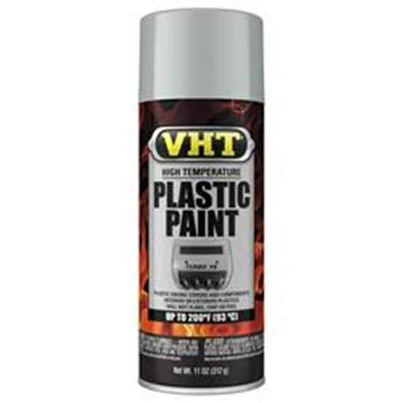SP824 11 oz High Temperature Plastic Paint, Silver & Gray