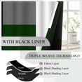 thumbnail image 3 of Black Grey Green Blackout Curtains for Living Room,Abstract Geometric Thermal Insulated Curtains,52x96 Inch,Set of 2, 3 of 7