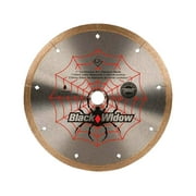 QEP Black Widow Micro-Segmented Diamond Bade Porcelain Ceramic Tile 7" 67008BW