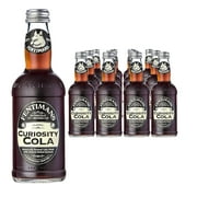 Sparkling Soda Curiosity Cola - Healthy Soda, All Natural Soda, Botanically Brewed, No Artificial Flavors, Preservatives, or Sweeteners, Craft Soda - Curiosity Cola, 275 ml (Pack of 12)