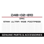 DRC Z48-02-810 Ultra Wide Foot Pegs - 57mm