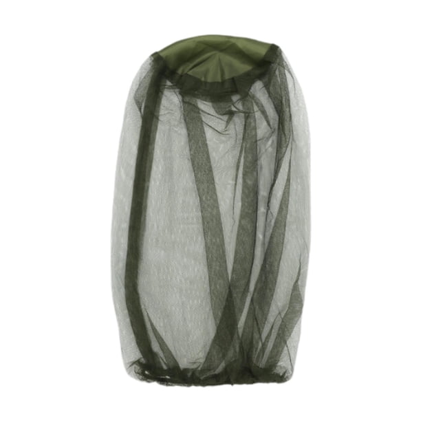 Mosquitera para la cabeza, removible, para hombre y mujer, de malla, para pesca al aire libre, viajes, camping