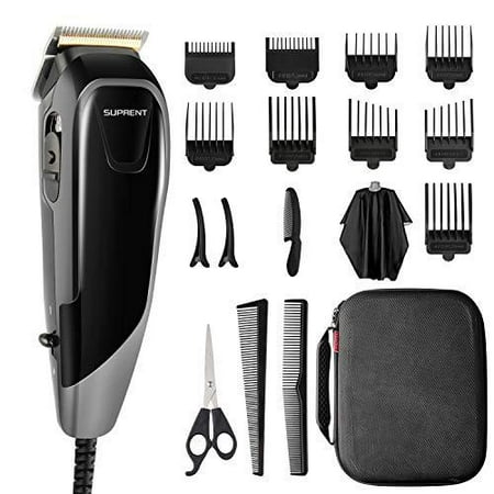 SUPRENT Corded Hair Clippers for Men Kids Professional, 21-Piece Home Hair Cutting Kit, 30 Precise Haircut Lengths, 10 Guide Combs, Hair Trimmer with Scissors Case | Walmart Canada SUPRENT Corded Hair Clippers for Men Kids Professional, 21-Piece Home Hair Cutting Kit, 30 Precise Haircut Lengths, 10 Guide Combs, Hair Trimmer with Scissors Case | Walmart Canada