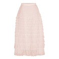 thumbnail image 2 of Women's A Line Tulle Party Evening Tutu Skirts Tea Length Pleated Skirt Long Ruffle Mesh Chiffon High Waist Bubble, 2 of 4