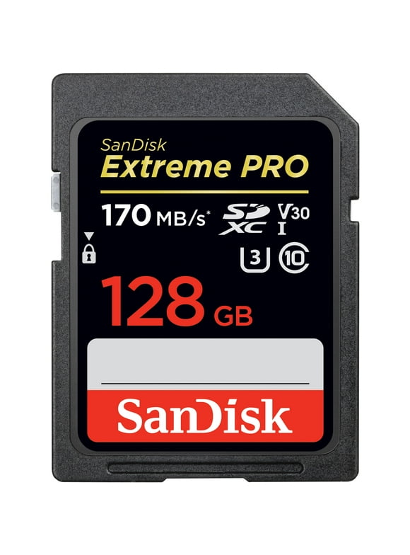 SanDisk Extreme PRO SDXC UHS-I Memory Card 170 MB/s - 128GB