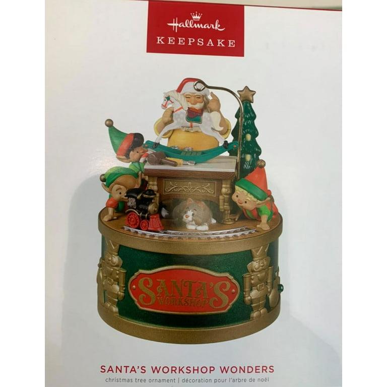 2022 Hallmark Keepsake Santa’s Workshop on sale Wonders Ornament Magic Lite/Sound/Motion