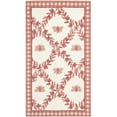 thumbnail image 4 of SAFAVIEH Chelsea Lara Floral Wool Runner Rug, Ivory/Rose, 2'6" x 8', 4 of 9