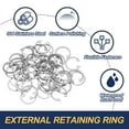 thumbnail image 3 of Uxcell Internal Retaining Rings, E-Clip Snap Ring Stainless Steel Internal Circlip for Automobile mm 17  50, 3 of 7