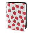 thumbnail image 2 of Pofeuu Cartoon Strawberry Print Travel Document Organizer Passport Holder Men Women for Family (6.5 in x 4.5 in),Wallet Holder Credit Card Clutch Bag Case, 2 of 5