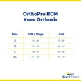 thumbnail image 3 of OrthoPro ROM Knee Orthosis L1832 - Adjustable Post-Surgery Knee Brace for Rehabilitation OCSI by Brace Direct, 3 of 8