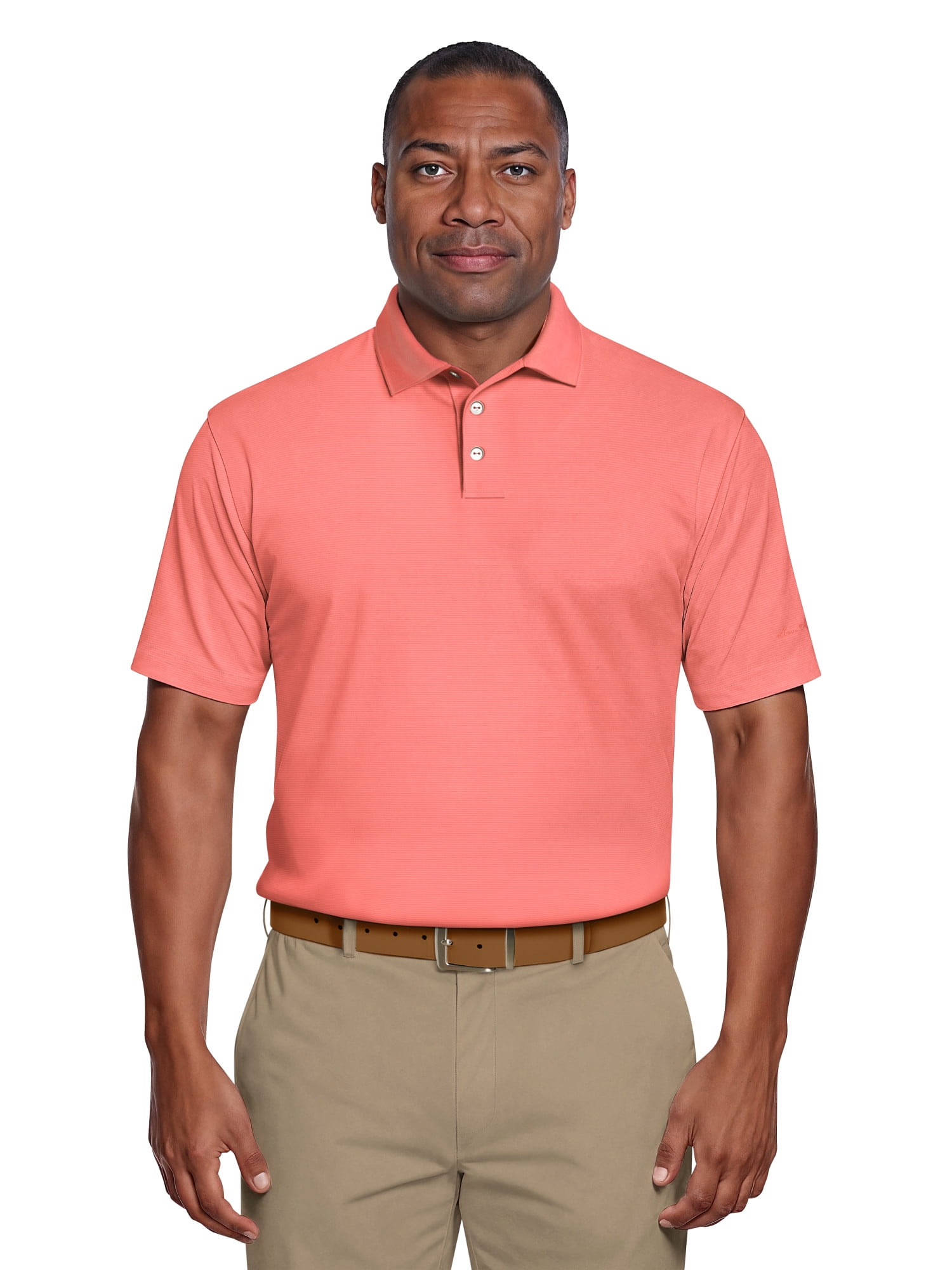 Ben Hogan Men's & Big Men's Performance Solid Polo Shirt with Short Sleeves, Sizes S-5XL