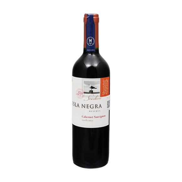 Vino tinto Isla Negra seashore reserva cabernet sauvignon 750 ml