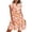Daisy Print, variant on Women Summer Casual Dresses Shift Tunic V Neck Tiered Ruffle Dress A-Line Short Sleeve Dress