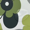 thumbnail image 4 of Yayeee Shower Curtain with Hooks 72"x72" Waterproof Fabric Bathroom Hanging Decor, Gray Floral, 4 of 5