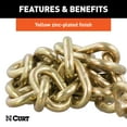 thumbnail image 6 of CURT 80304 35-Inch Trailer Safety Chain with 5/16-In Clevis Snap Hook, 18,800 lbs Break Strength, 6 of 6
