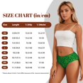 thumbnail image 4 of Fotbe St Patrick's Day5 Calzones Estampados para Mujer – Ropa Interior de Algodón, Cómoda, Suave y Elástica-X-Large, 4 of 6