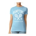 thumbnail image 2 of Wild Bobby Hamptons Tennis Club Est 1986 Sports Womens Graphic T-Shirt, Light Blue, 3X-Large, 2 of 6