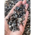 thumbnail image 2 of WHOLESALE Natural Semi Tumbled Black Rutilated Quartz Gemstone Chips, Crushed Mini Crystals, Undrilled (Black Rutilated Quartz, 0.25 Pound), 2 of 8