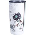 thumbnail image 6 of Pavilion - Aunt - 20 Oz Floral Double-Walled Stainless Steel & Plastic Travel Coffee Cup Mug With BPA-Free Slide Open Lid, 6 of 10