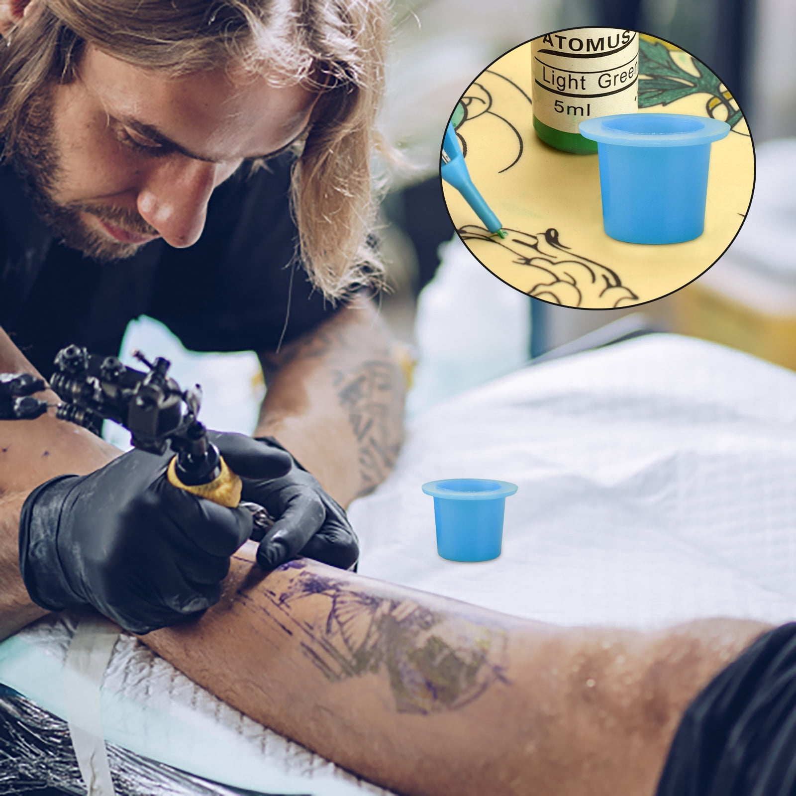 3000 1 Hand Skin Removal Products after Piercing Care Stencil Stuff for Tattooing Numbing Spray for And Piercings Fast Freehand Fills 110mm Rolling compatible with Machine The Hustle State
