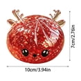 thumbnail image 3 of Christmas Deer Light Up Dumpling Squishy Toy, Soft Slow Rising Squishy Toys, Glowing Sensory Stress Relief Fidget For Adults, 3 of 4
