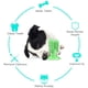 thumbnail image 2 of Cepillo de dientes para perros, juguetes para masticar, palo de limpieza de dientes para perros, cepillado de cachorros, cuidado bucal Dental para perros pequeños, medianos y grandes brillar Juguete, 2 of 4
