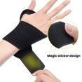 thumbnail image 3 of Muñequera de fitness ajustable, transpirable, absorbente del sudor, para hombres y mujeres, prevención de esguinces, alivio del dolor de artritis, soporte de muñeca, muñequera de compresión., 3 of 6