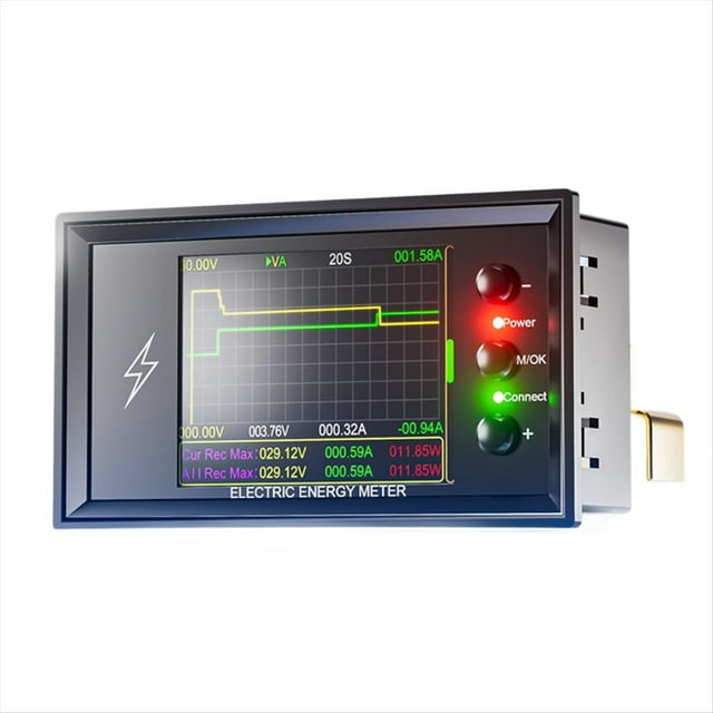 Probador de Capacidad de Batería de Litio Digital Inteligente Tuya con WiFi, CC 0-420 V, 600 A/420 V, Pantalla de CC, Medidor de Coulomb