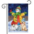 thumbnail image 2 of Briarwood Lane Snowman And Friends Pets Garden Flag, 2 of 4