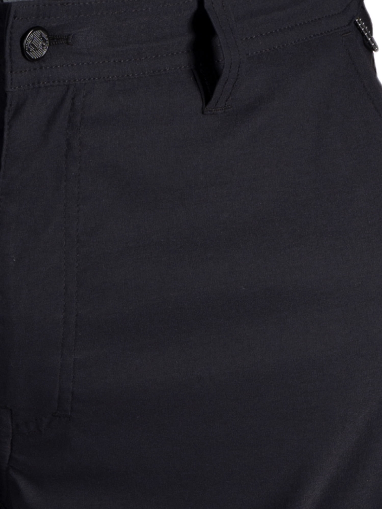 Realtree Men's Hybrid Fishing Shorts, Athletic Performance Short Pants in Black, Sizes S-3XL