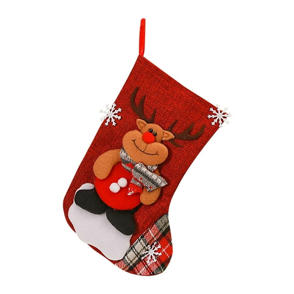 VerPetridure Candy Bag Christmas Gift Christmas Tree Decoration Stockings Christmas Snowman Socks Decoration