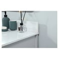 thumbnail image 4 of Elegant Decor Grant 42" MDF Single Bathroom Vanity with Backsplash in Gray, 4 of 4