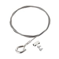 thumbnail image 3 of Unique Bargains Picture Hanging Wire Kit 1M Load 66 lbs with Vertical Fixing Screws 6Set, 3 of 4