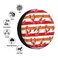 thumbnail image 4 of Gukieu Red Lobster Print Car Tire Cover, Adjustable Waterproof and Dustproof Tire Protection Cover, Suitable for SUV, Truck, Van-16 inch, 4 of 6