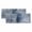 Blue, variant on Red Valances for Windows, Light Filtering Kitchen Curtain Valances 2 Panels, Retro Oil Painting Modern Abstract Art Aesthetics Rod Pocket Short Window Treatments for Living Room Bedroom 42"Wx12"L