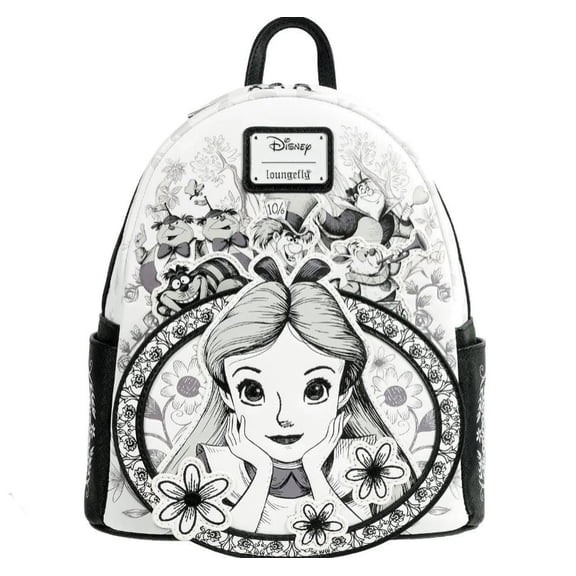 Loungefly Alice in Wonderland Sketch Mini Backpack Limited Edition