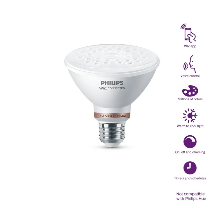 Soft White ST19 LED 40-Watt Equivalent Dimmable Smart Wi-Fi Wiz Connected Wireless Light Bulb (4-Pack) Soft White ST19 LED 40-Watt Equivalent Dimmable Smart Wi-Fi Wiz Connected Wireless Light Bulb (4-Pack)