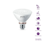(2 pack) (2 pack) (2 pack) (2 pack) Philips Smart Wi-Fi Connected LED 75-Watt Equivalent PAR30 Light Bulb, Color, Dimmable, E26 Medium Base (1-Pack)
