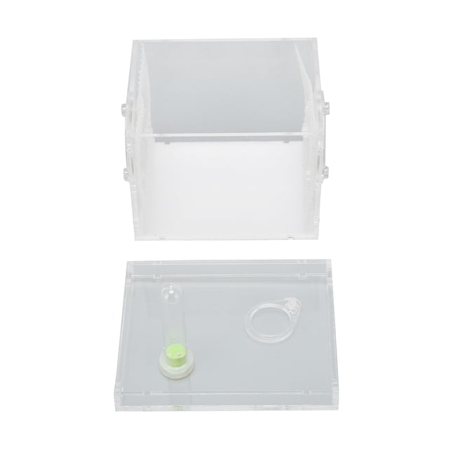 Recinto acrílico para terrario de reptiles, recinto para insectos y reptiles, caja de alimentación para tanque, recinto para insectos y reptiles, tanque multifuncional
