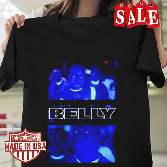 Reprint Rare VINTAGE Belly Movie 90s T-Shirt For Men 100% Cotton Tee Best Gift All Size S-5XL