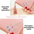 thumbnail image 3 of Titular de la tarjeta de crédito RFID Estuche para tarjetas con cremallera Carteras pequeñas para mujeres Señoras de cuero Niñas/Regalo, 3 of 5