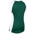 thumbnail image 2 of Champro Infinite V-Neck Short Sleeve Softball Jersey Women's Forest Green, 2 of 2