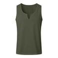 thumbnail image 3 of Bcfgryg Men's V Neck Tank Tops Sleeveless Undershirt For Summer Casual Wear Vest for Men, 3 of 4