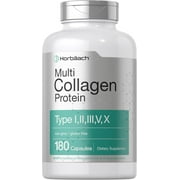 Multi Collagen Protein 2000 mg | 180 Capsules | Type 1, 2, 3, 5, 10 | by Horbaach