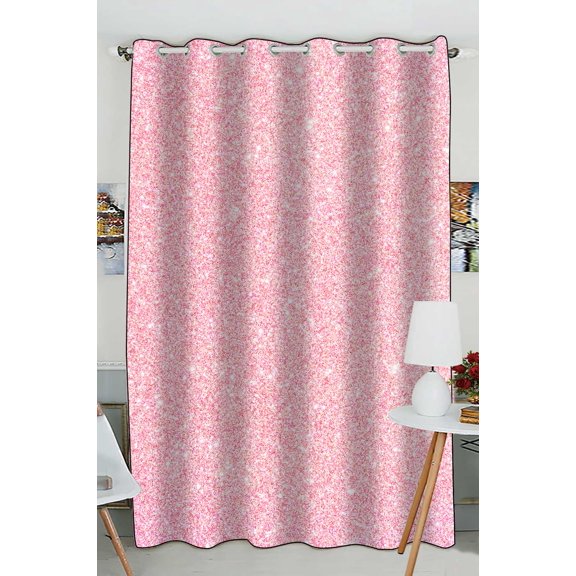 PKQWTM Christmas Practical heat insulation Shading Window Curtain Size 52(W) x 84(H) inches (One Piece)
